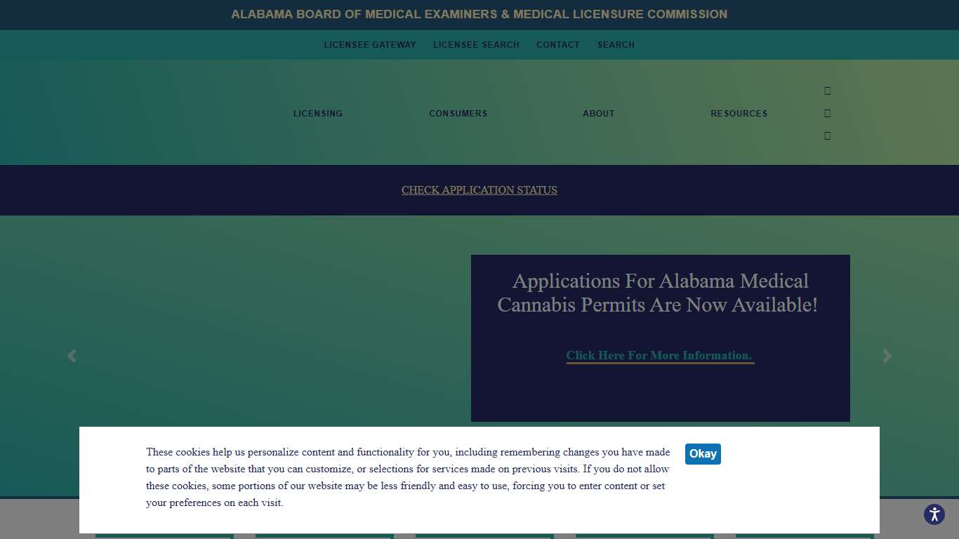 Home Alabama Board of Medical Examiners & Medical Licensure Commission